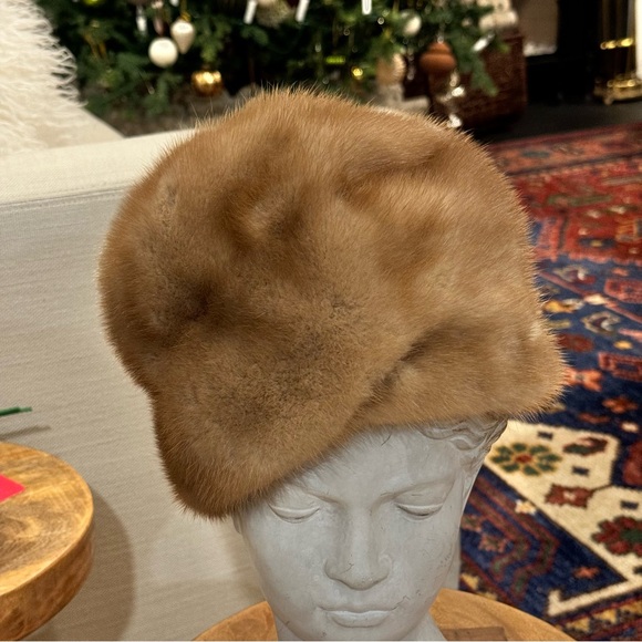 Mint Canadian Pastel Mink Fur Hat Cap Women Woman - Picture 6 of 12